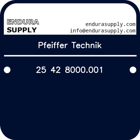pfeiffer-technik-25-42-8000001