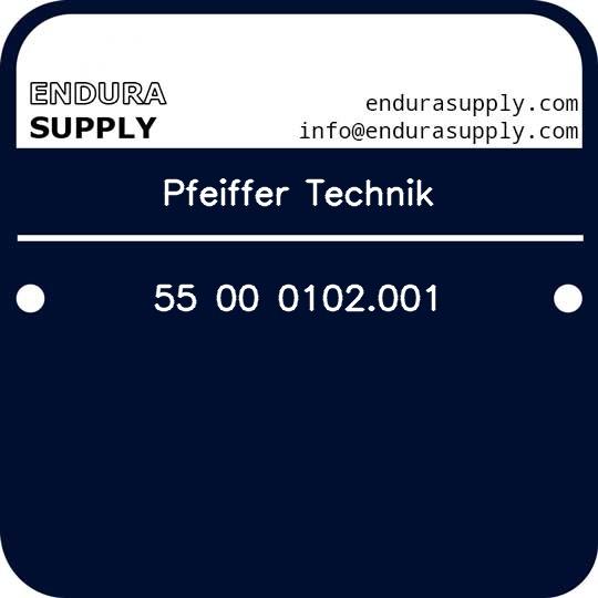 pfeiffer-technik-55-00-0102001