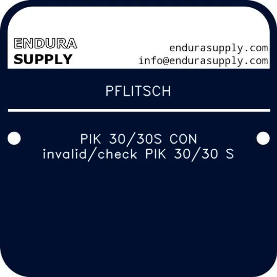 pflitsch-pik-3030s-con-invalidcheck-pik-3030-s