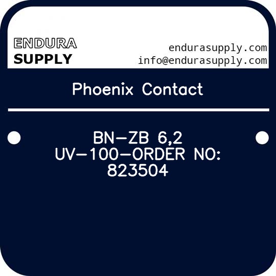 phoenix-contact-bn-zb-62-uv-100-order-no-823504
