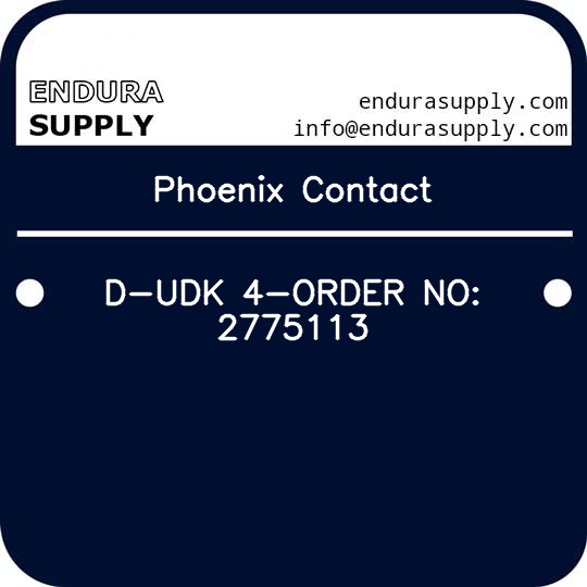 phoenix-contact-d-udk-4-order-no-2775113