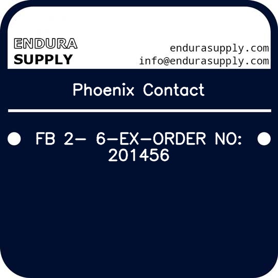 phoenix-contact-fb-2-6-ex-order-no-201456