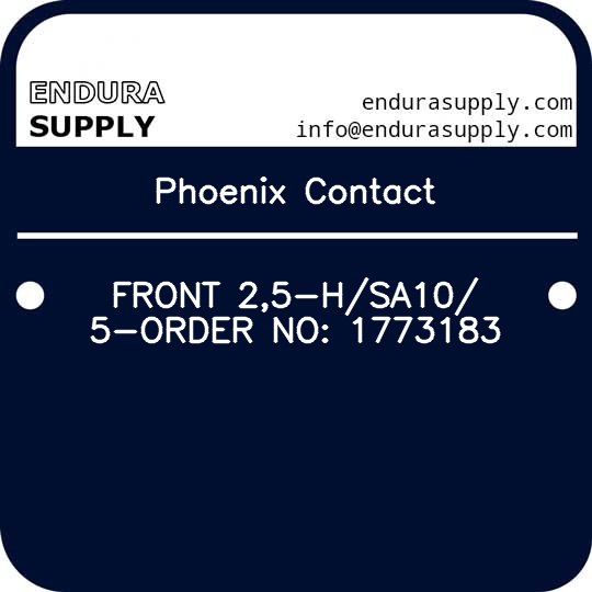 phoenix-contact-front-25-hsa10-5-order-no-1773183