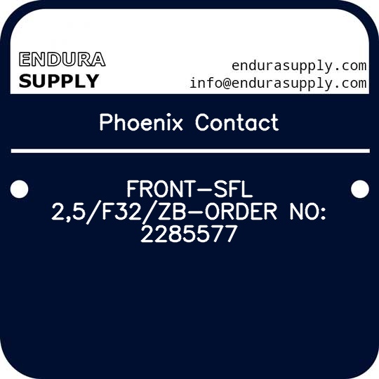 phoenix-contact-front-sfl-25f32zb-order-no-2285577