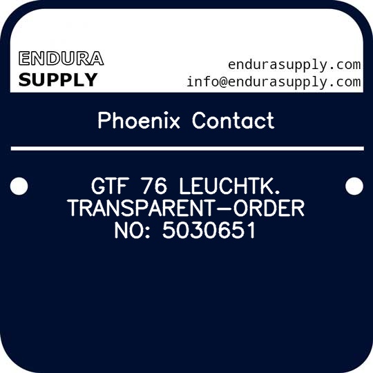 phoenix-contact-gtf-76-leuchtk-transparent-order-no-5030651