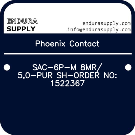 phoenix-contact-sac-6p-m-8mr-50-pur-sh-order-no-1522367