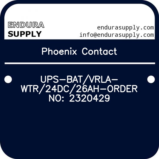 phoenix-contact-ups-batvrla-wtr24dc26ah-order-no-2320429