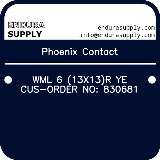 phoenix-contact-wml-6-13x13r-ye-cus-order-no-830681