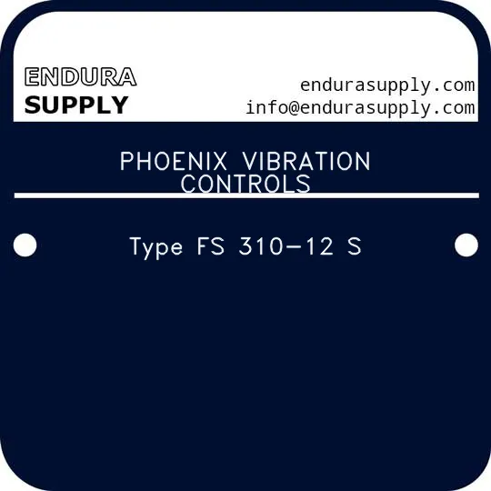 phoenix-vibration-controls-type-fs-310-12-s