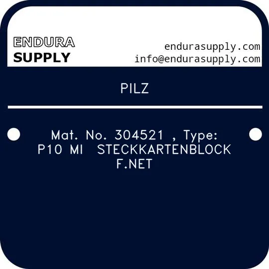 pilz-mat-no-304521-type-p10-mi-steckkartenblock-fnet