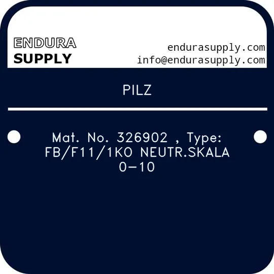 pilz-mat-no-326902-type-fbf111ko-neutrskala-0-10