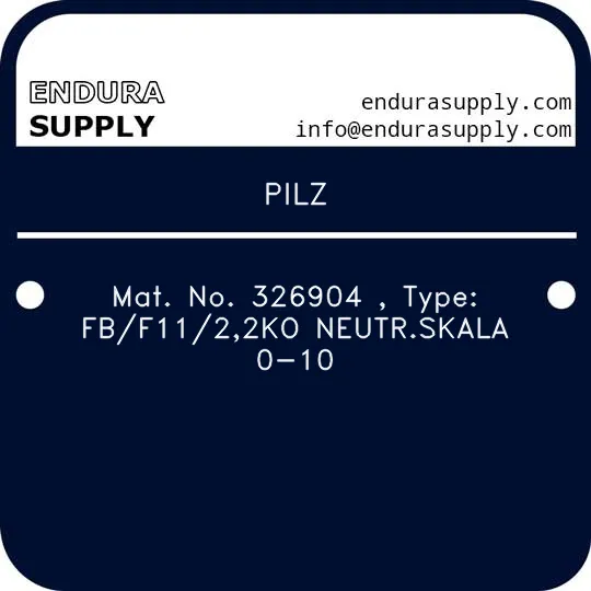 pilz-mat-no-326904-type-fbf1122ko-neutrskala-0-10