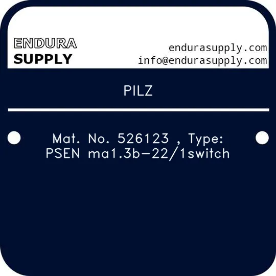 pilz-mat-no-526123-type-psen-ma13b-221switch