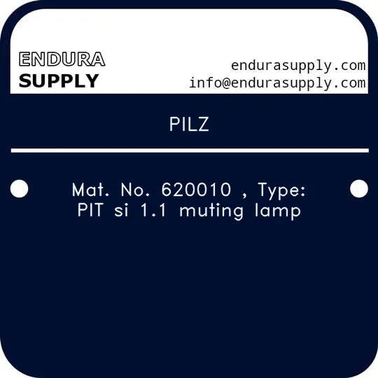 pilz-mat-no-620010-type-pit-si-11-muting-lamp