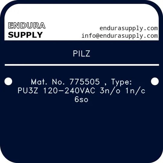 pilz-mat-no-775505-type-pu3z-120-240vac-3no-1nc-6so