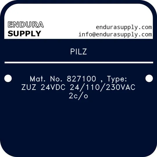 pilz-mat-no-827100-type-zuz-24vdc-24110230vac-2co