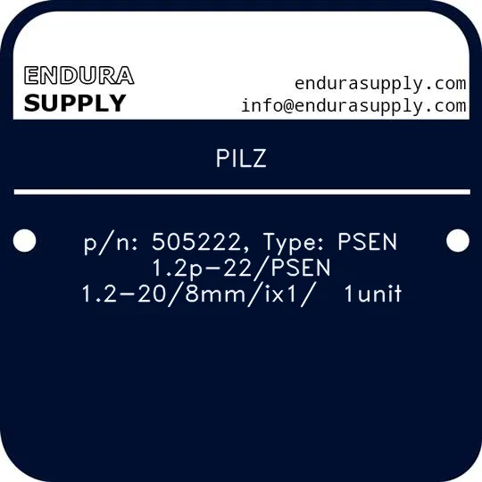 pilz-pn-505222-type-psen-12p-22psen-12-208mmix1-1unit
