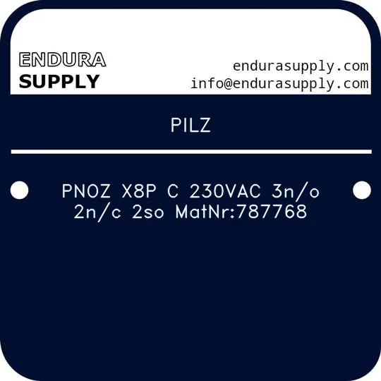 pilz-pnoz-x8p-c-230vac-3no-2nc-2so-matnr787768