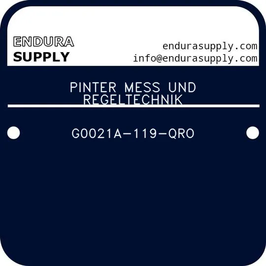 pinter-mess-und-regeltechnik-g0021a-119-qro