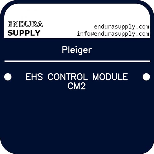 pleiger-ehs-control-module-cm2