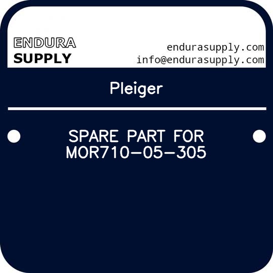 pleiger-spare-part-for-mor710-05-305