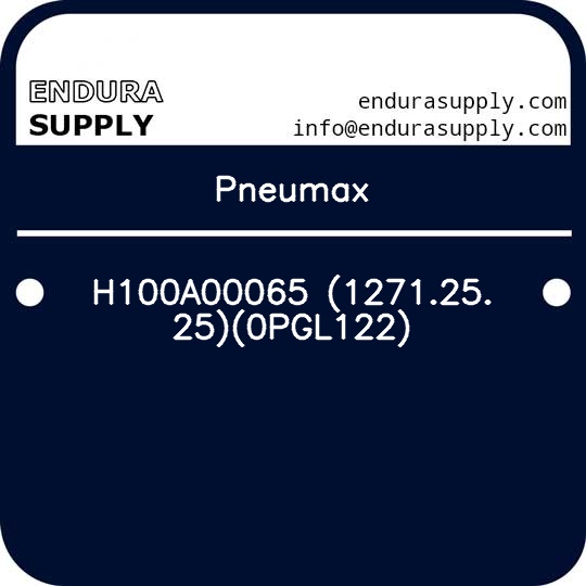 pneumax-h100a00065-127125250pgl122