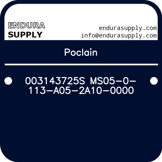 poclain-003143725s-ms05-0-113-a05-2a10-0000