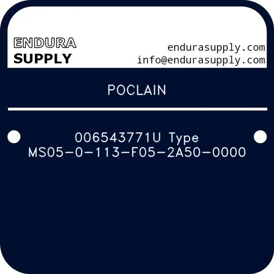 poclain-006543771u-type-ms05-0-113-f05-2a50-0000
