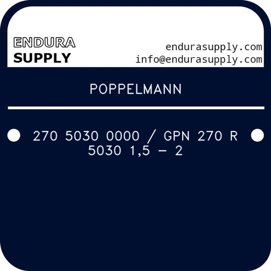 poppelmann-270-5030-0000-gpn-270-r-5030-15-2