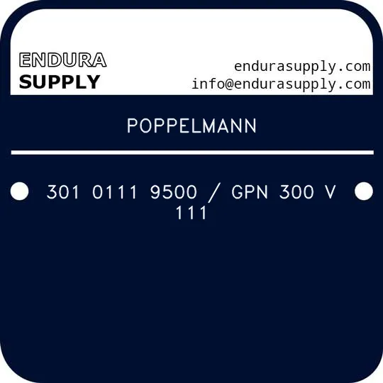 poppelmann-301-0111-9500-gpn-300-v-111