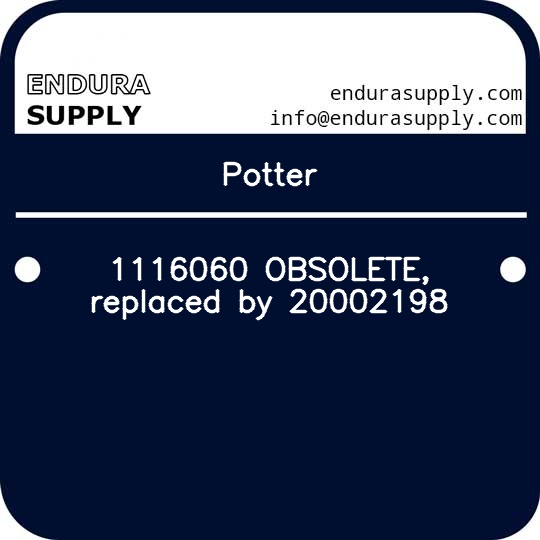 potter-1116060-obsolete-replaced-by-20002198