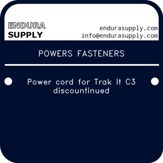 powers-fasteners-power-cord-for-trak-it-c3-discountinued