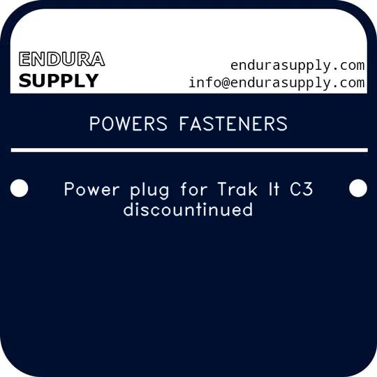 powers-fasteners-power-plug-for-trak-it-c3-discountinued