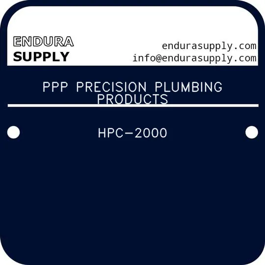 ppp-precision-plumbing-products-hpc-2000