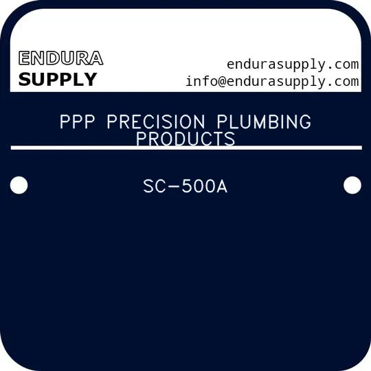 ppp-precision-plumbing-products-sc-500a