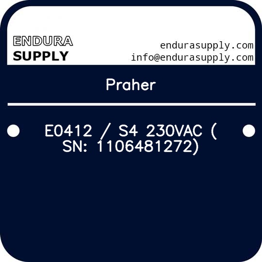 praher-e0412-s4-230vac-sn-1106481272