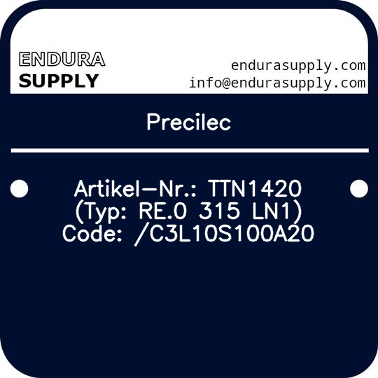 precilec-artikel-nr-ttn1420-typ-re0-315-ln1-code-c3l10s100a20