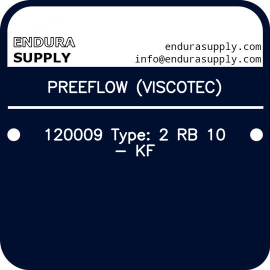 preeflow-viscotec-120009-type-2-rb-10-kf