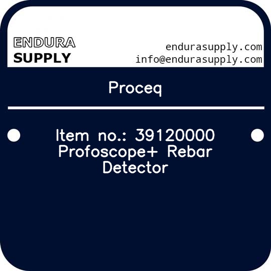proceq-item-no-39120000-profoscope-rebar-detector