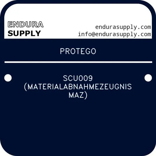 protego-scu009-materialabnahmezeugnis-maz