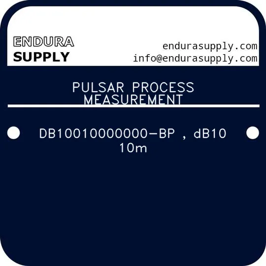 pulsar-process-measurement-db10010000000-bp-db10-10m