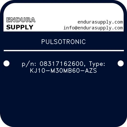 pulsotronic-pn-08317162600-type-kj10-m30mb60-azs