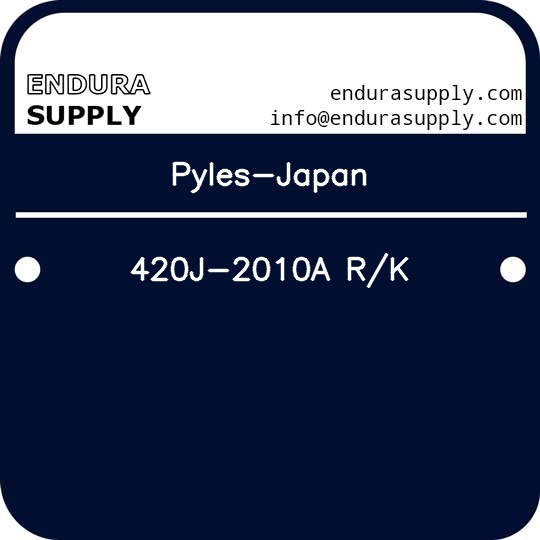 pyles-japan-420j-2010a-rk