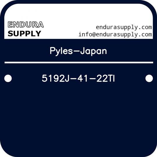 pyles-japan-5192j-41-22ti