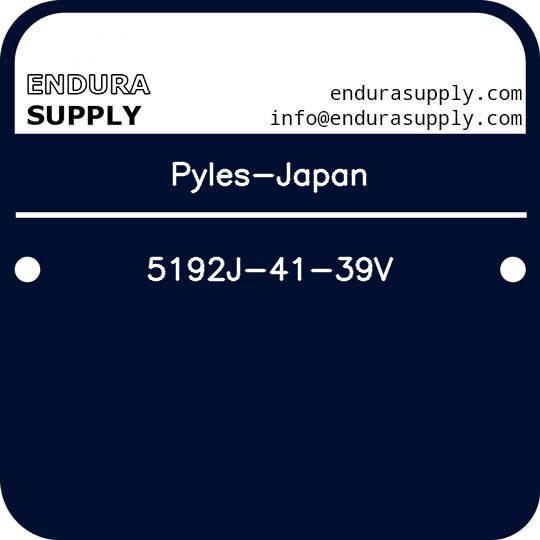 pyles-japan-5192j-41-39v