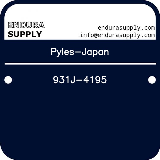 pyles-japan-931j-4195