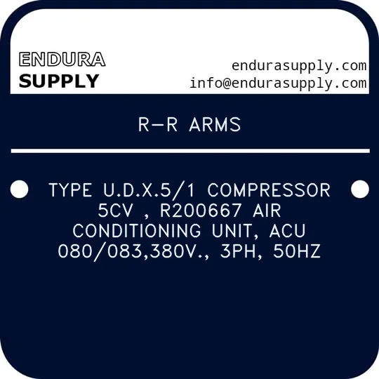 r-r-arms-type-udx51-compressor-5cv-r200667-air-conditioning-unit-acu-080083380v-3ph-50hz