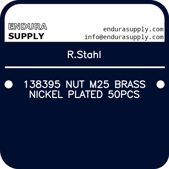 rstahl-138395-nut-m25-brass-nickel-plated-50pcs