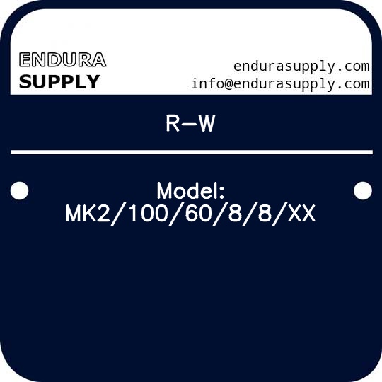 r-w-model-mk21006088xx
