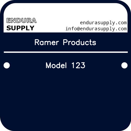 ramer-products-model-123